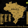 Mapa Raspadinha Brasil Prata ou dourado - Image 2