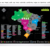Mapa de Raspar Brasil 50x70 prata Com Moldura - Image 7