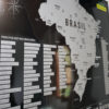 Mapa de Raspar Brasil 50x70 prata Sem Moldura - Image 9